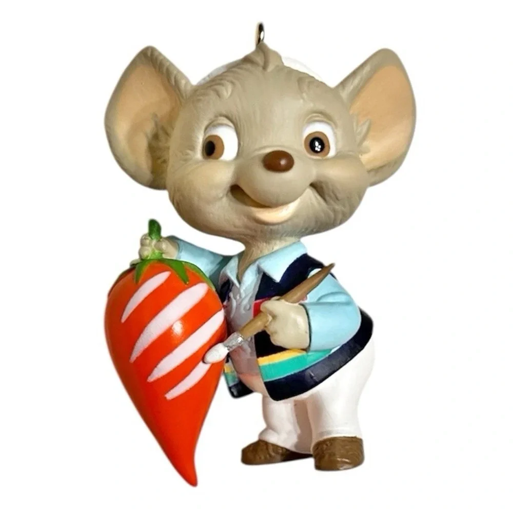 1998 Hallmark Keepsake Feliz Navidad Mouse Christmas Tree Ornament w Box Holiday